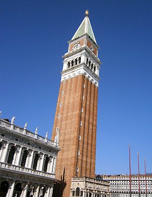 Wieża na placu świętego Marka w Wenecji